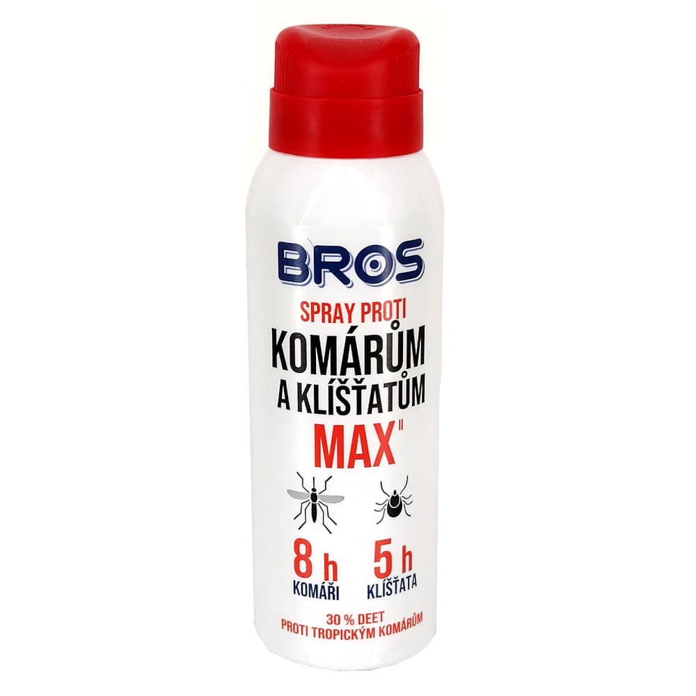 Bros sprej proti komárům a klíšťatům MAX 90 ml