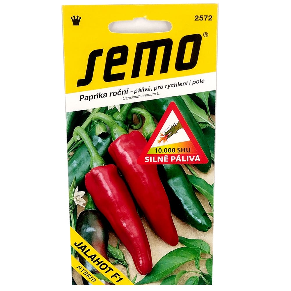 Paprika zel. pálivá F1 - Jalahot F1 rychl,pole 15s /SHU 10 000/