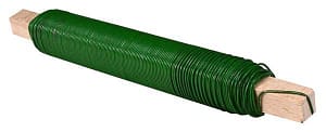 Drát vázací - polakovaný zelený 0,65 mm x 100 g