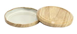 Víčko TWIST 58 10 ks imitace dřevo