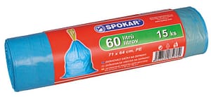 Zatahovací sáčky odpadky 60l 15 ks