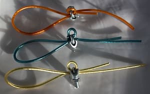 Šňůra 60 m ocelové lanko + svorka