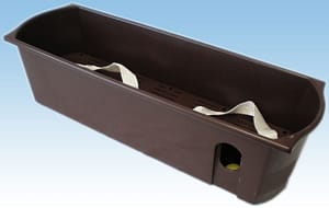 Truhlík samozavlažovací Flora - hnědý 60 cm