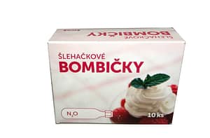 Bombičky šlehačka 10ks - pouze náplň