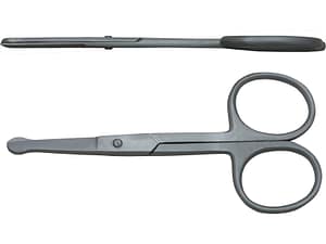 Nůžky s ochranou špičkou malé vousové