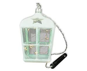 Vánoční ozdoby lucerna s LED 15800 b 1 ks