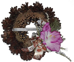 Věnec šišky střední