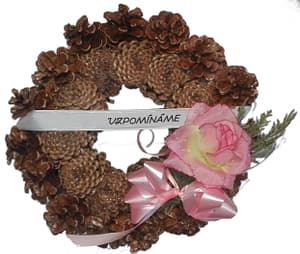 Věnec šišky velký