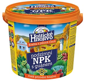 Hoštické podzimní NPK 4,5 kg (s guánem) kbelík NOVÝ