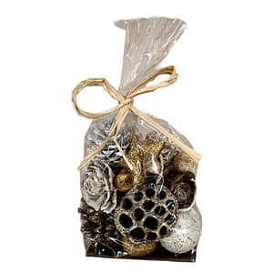 Dekorace - Balíček 5185 bílozlatý