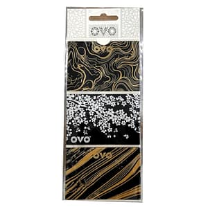 OVO - smršťovací košilky černé 9 ks