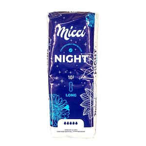 Vložky Micci noční bez křidélek 10 ks