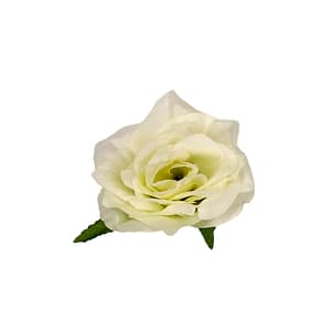 Růže látková bílá