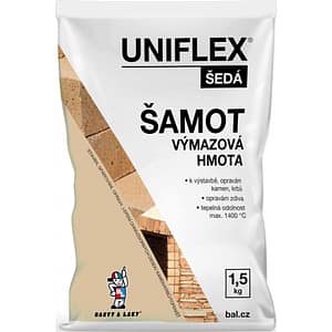 Šamotová výmazová hmota Uniflex 1,5 kg