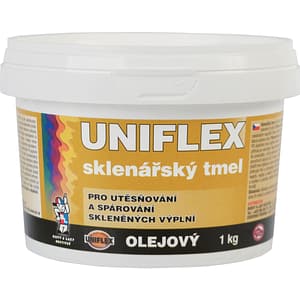 Sklenářský tmel Uniflex 1 kg