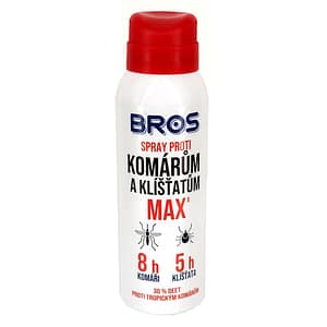 Bros sprej proti komárům a klíšťatům MAX 90 ml