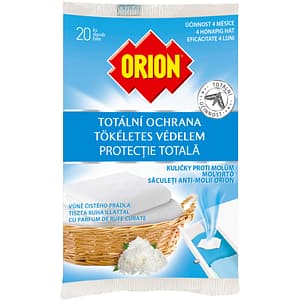 Kuličky proti molům Orion čisté prádlo 20 ks