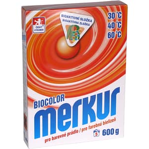 Prášek Merkur Biocolor 600 g 5 pracích dávek