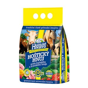 Hoštický hnůj - 3 kg s rohovinou