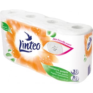 Toaletní papír Linteo Satin 3vr 8rolí 15 m