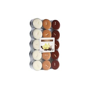 Svíčka čajová vonná vanilka 30 ks