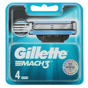 Žiletky Gillette Mach3 hlavice 4 ks