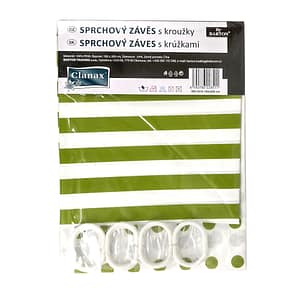 závěs 180x200 barevný koupel.