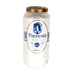 Hřbitovní svíčka Theresia 4,5 dne bílá