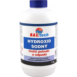 Hydroxid sodný čistič baltech 1 kg louh