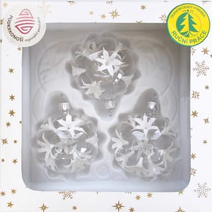 Vánoční ozdoby koule 13115079-7-100 3 ks