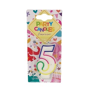 Svíčka dortová Emocio číslo 5