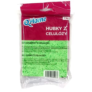 Houbička na nádobí 2 ks Q Home celulóza