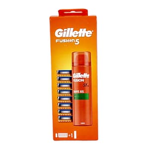 Gillette Fusion 8 ks žiletky + Gel 200 ml