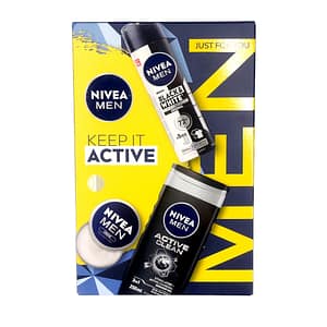 Vánoční kazeta Nivea Men (deo, SG, krém) Active