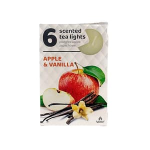 Čajová svíčka vonná 6 ks Apple Vanilla