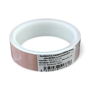 Měděná páska proti slimákům a mravencům sedlák 400x2,5 cm