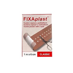 Náplast Fixaplast CLASSIC 1mx6cm textil