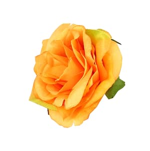 Růže látková oranžová