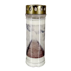 Hřbitovní svíčka s víčkem Bolsius 600 g 168 h Most do nebe 7 dnů