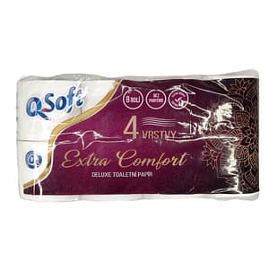 Toaletní papír Q Soft 8 ks 4 vrstvý Premium