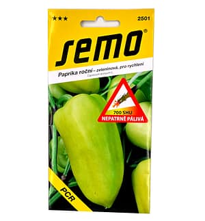 Paprika zel. - PCR rychl,pole mpál