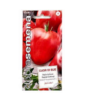 Dobrá semena Rajče tyčkové - Cuor di Bue (Býčí srdce)