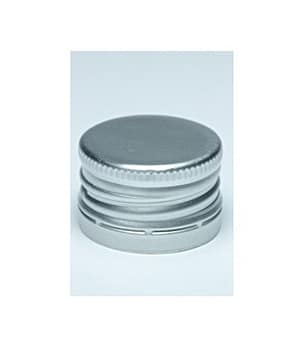 Zátka lahví Spirit šroubení 28x18 mm stříbrná (Al+korek)