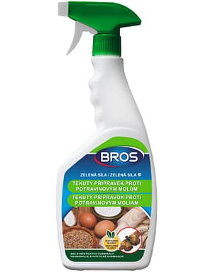 Bros zelená síla proti potravinovým molům 500 ml
