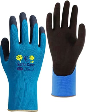 Rukavice Flora modré vel. 7/S Rosteto