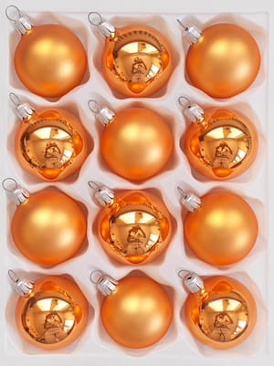 Vánoční ozdoby koule 71120192-5-333+334 12 ks