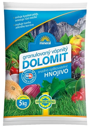Vápenec dolomitický - 5 kg granulovaný