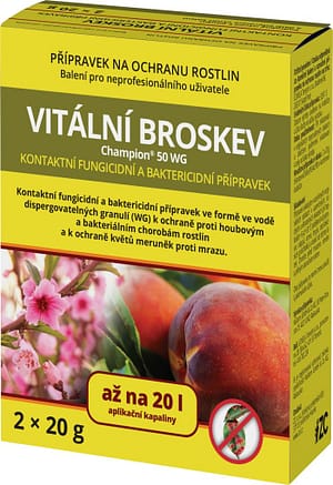 Vitální broskev 2x20 g