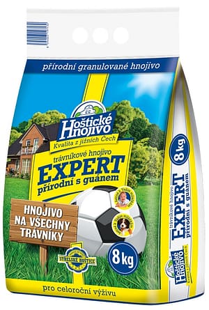 Hnojivo trávníkové - Expert přírodní s guánem 8 kg