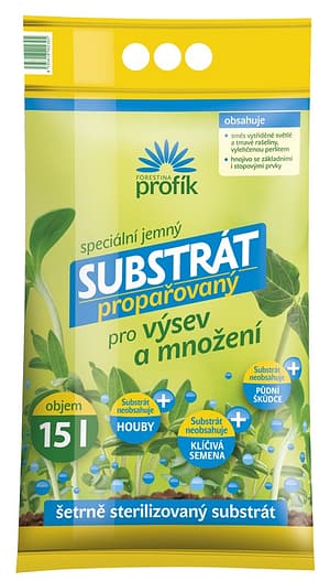 Substrát Forestina Profík - Propařovaný pro výsev a množení 15l